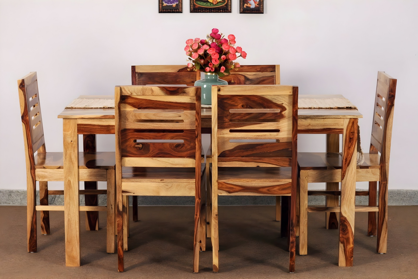 Apple Dining Table Set is perfect for any dining room, crafted with sheesham wood made.  Add the perfect modern and budget friendly Dining table to your dining room. Shop now in Bangalore !