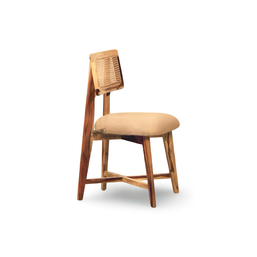Enhance your dining area with the sophisticated Reaper Sheesham Wood Dining Set featuring cane chairs. Order today for premium quality dining table near you!