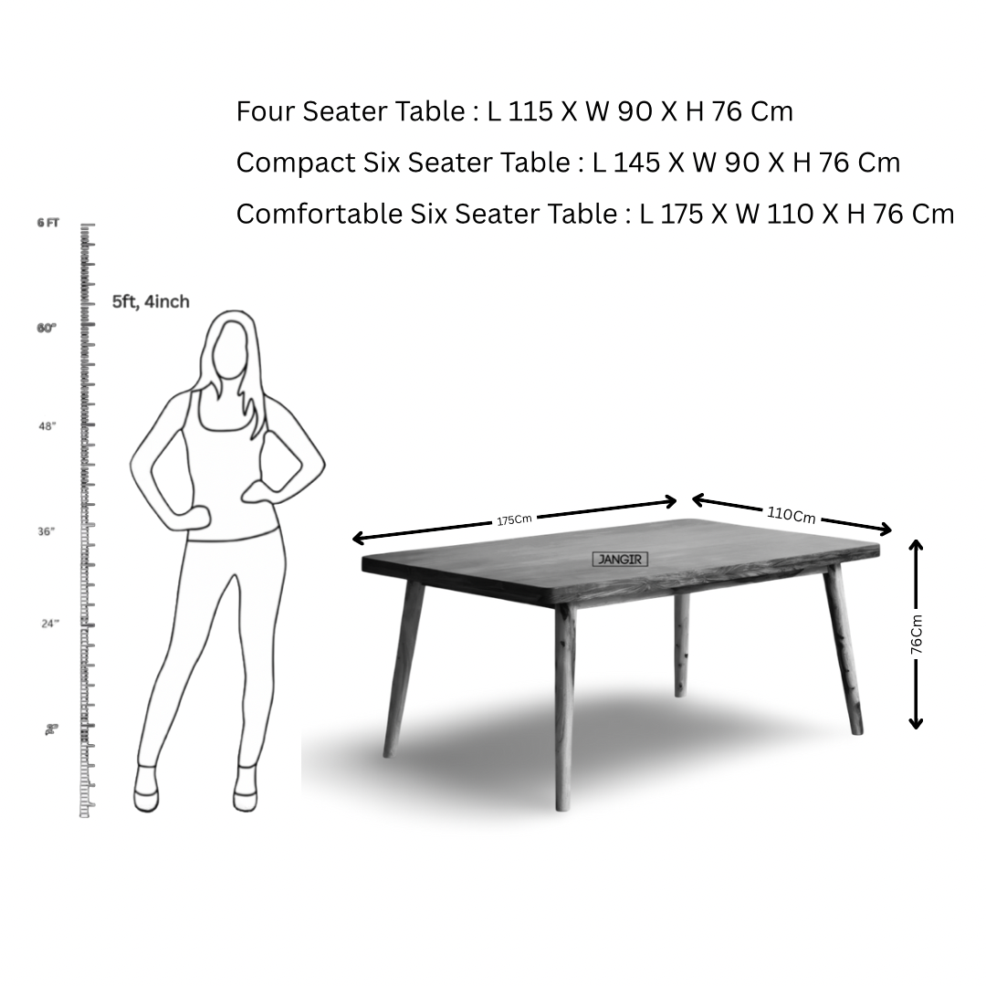 Discover the elegant Reaper Premium Dining Set crafted from A-grade Sheesham wood. Shop now for timeless style and durability near you