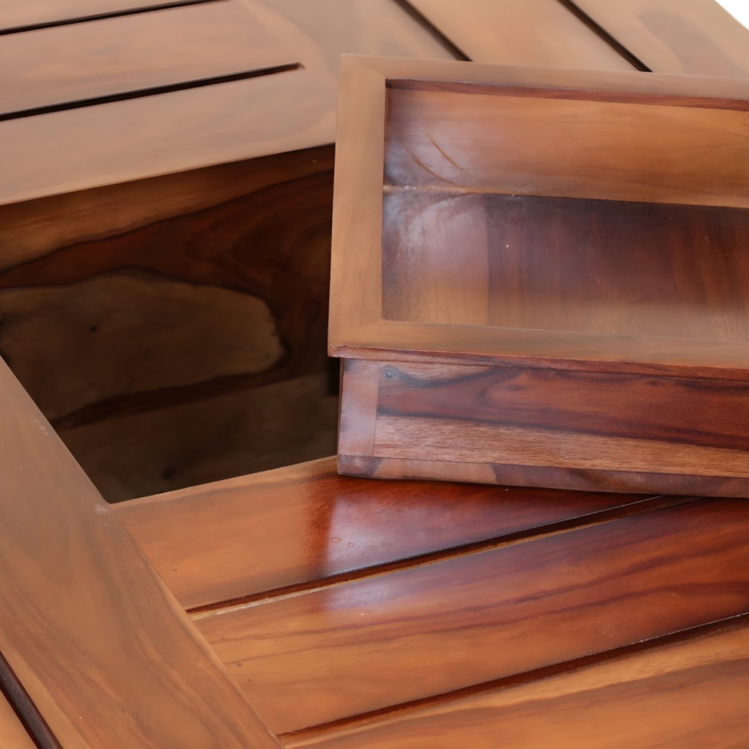Transform your living space with our exquisite designer center tables crafted from sheesham wood, with ample storage solutions for all your essentials. Shop the best Coffee tables in Bangalore now!
