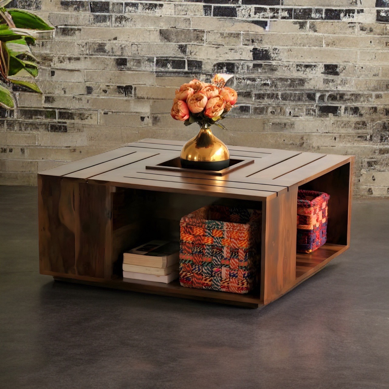 Transform your living space with our exquisite designer center tables crafted from sheesham wood, with ample storage solutions for all your essentials. Shop the best Coffee tables in Bangalore now!