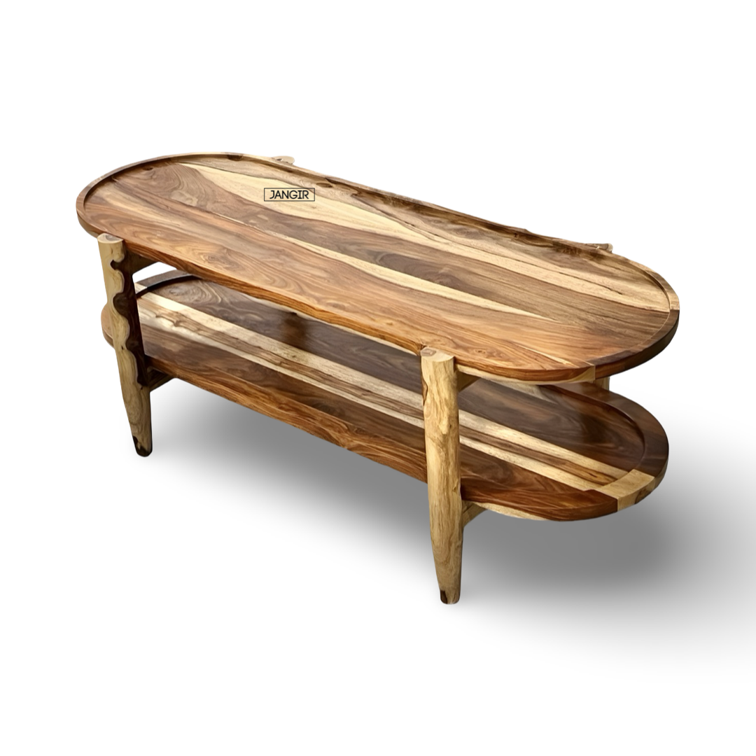 Shop the elegant Oval Sheesham Wood Coffee Table—stylish, sturdy, and perfect for your living room. Upgrade your living room today!