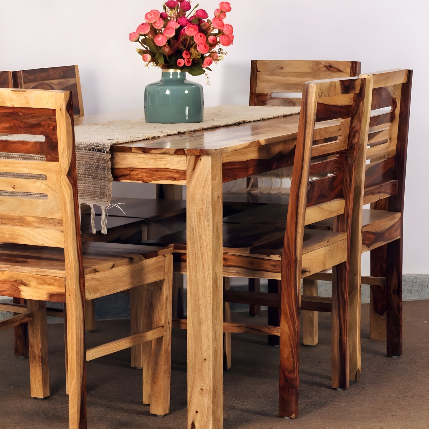 Apple Dining Table Set is perfect for any dining room, crafted with sheesham wood made.  Add the perfect modern and budget friendly Dining table to your dining room. Shop now in Bangalore !