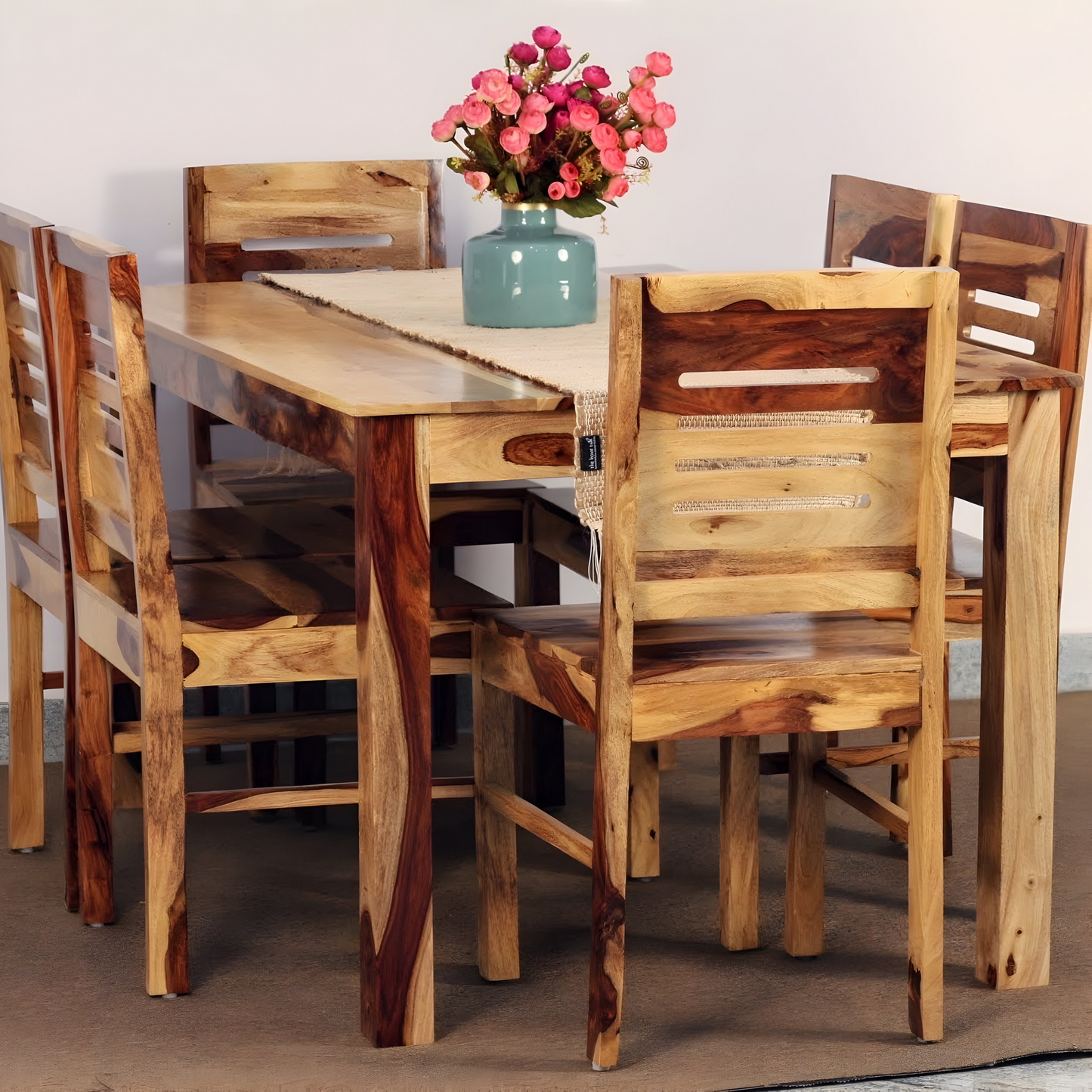 Apple Dining Table Set is perfect for any dining room, crafted with sheesham wood made.  Add the perfect modern and budget friendly Dining table to your dining room. Shop now in Bangalore !