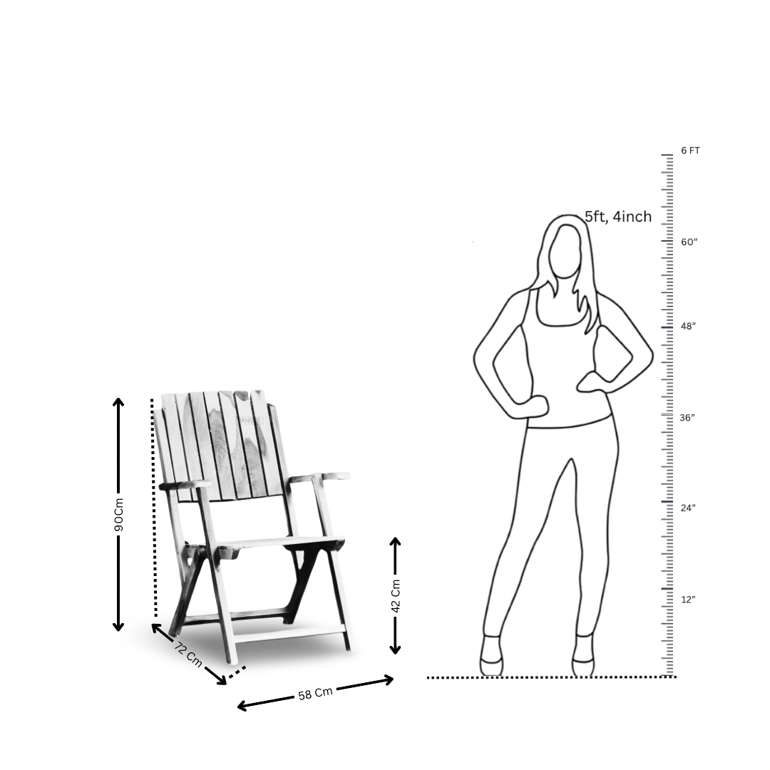 Elevate your outdoor space with our Chair Table Set, sheesham Wood made Folding designed to add style and functionality to any balcony or garden area. Buy online or in-store now!