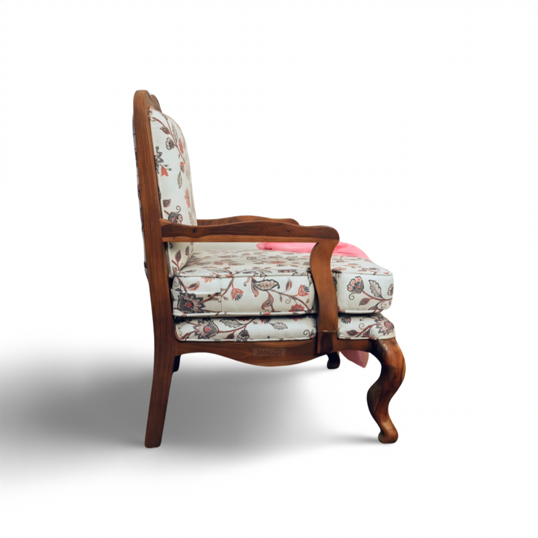 Upgrade your Living room with our sheesham wood French Solid Wood Living Room Chair. Buy Wooden accent chair for your living room near you in Bangalore !