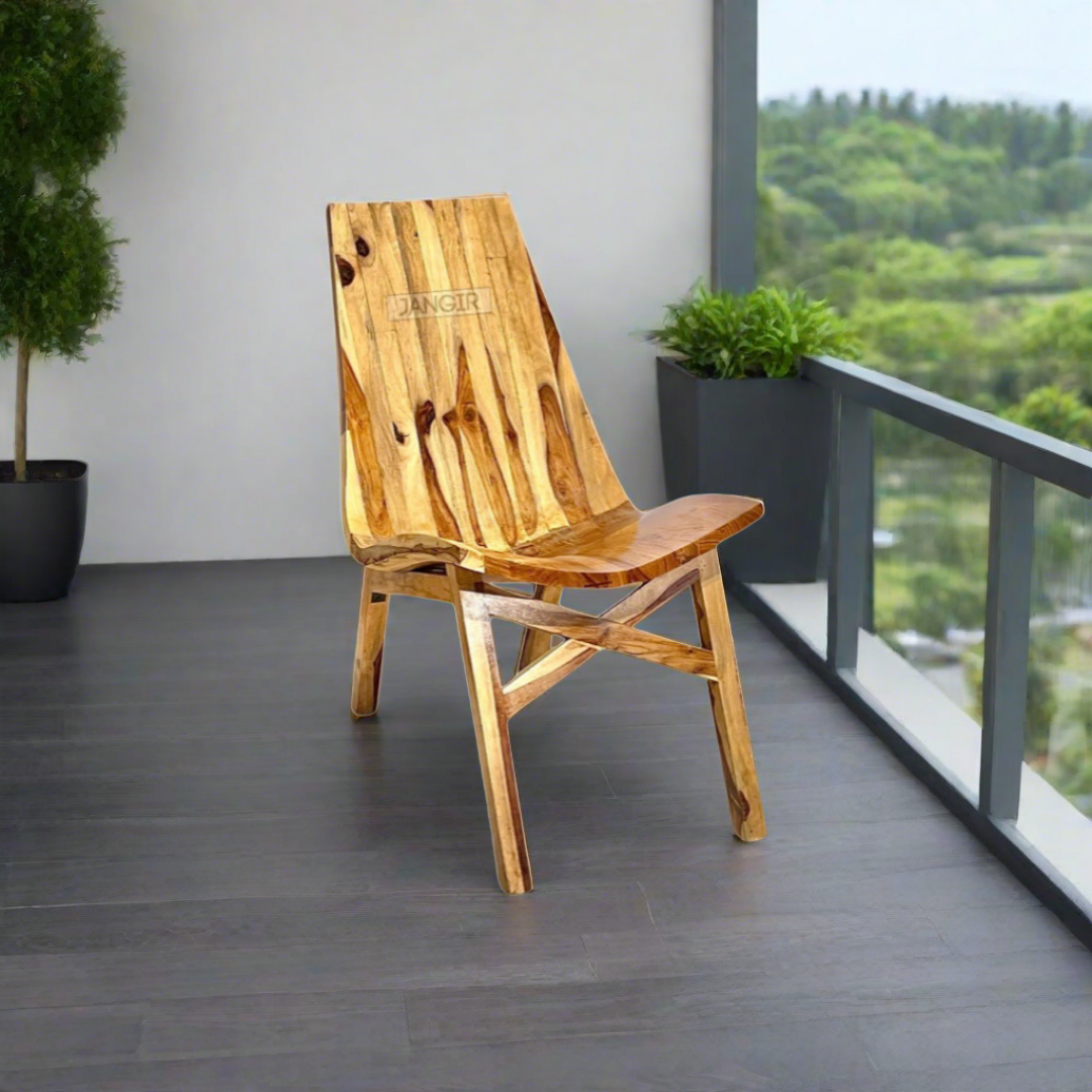 Stevia Solid Wood Easy Chair.