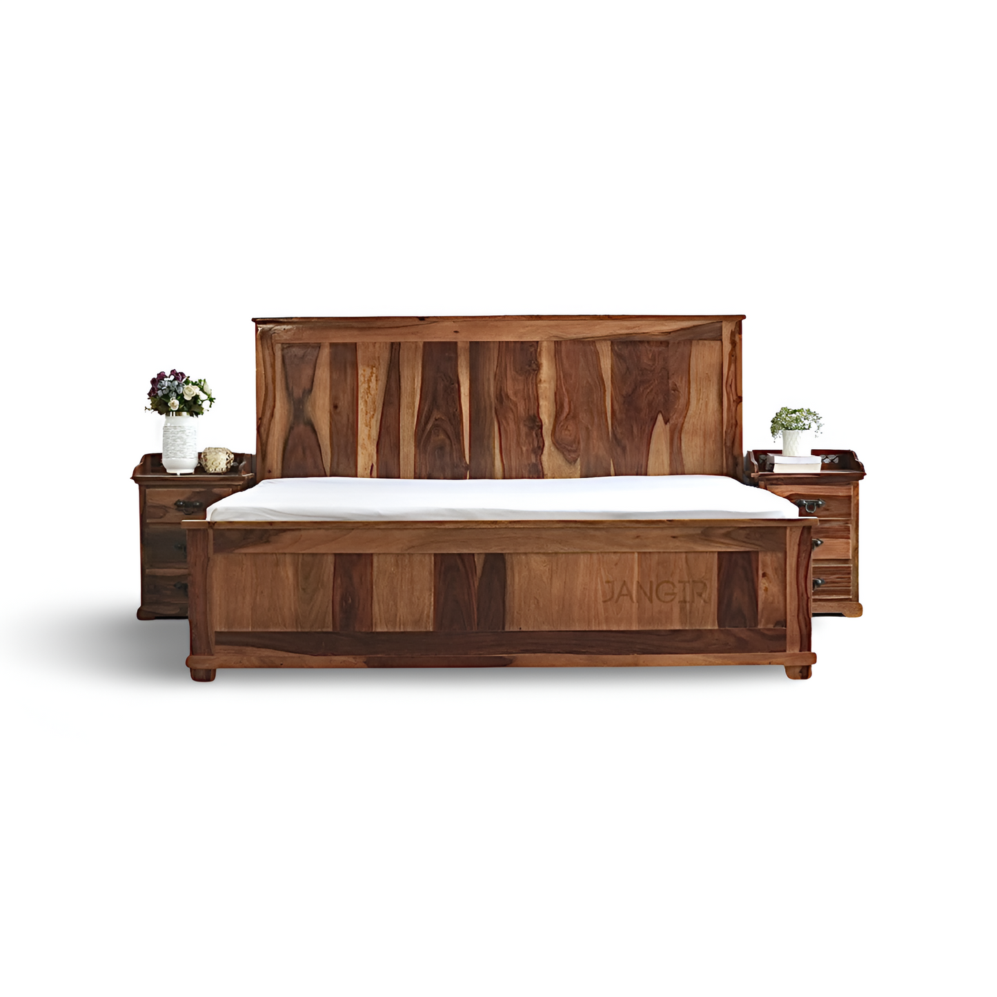 Discover the epitome of comfort with our Starling Solid Wood Bed made from sheesham wood. Upgrade your bedroom with our Best quality Modern Wooden Beds in Bangalore, buy today !