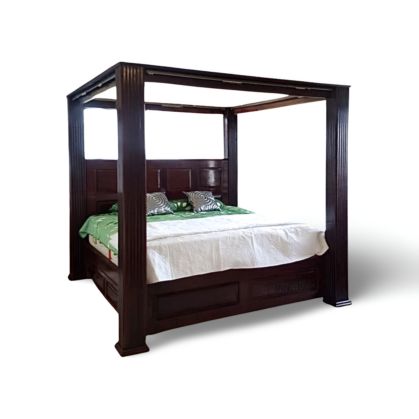 Get ready to sleep like royalty in our luxurious, designer poster bed made from premium quality sheesham wood. With its built-in storage for your hidden accessories ! Upgrade your bedroom now!