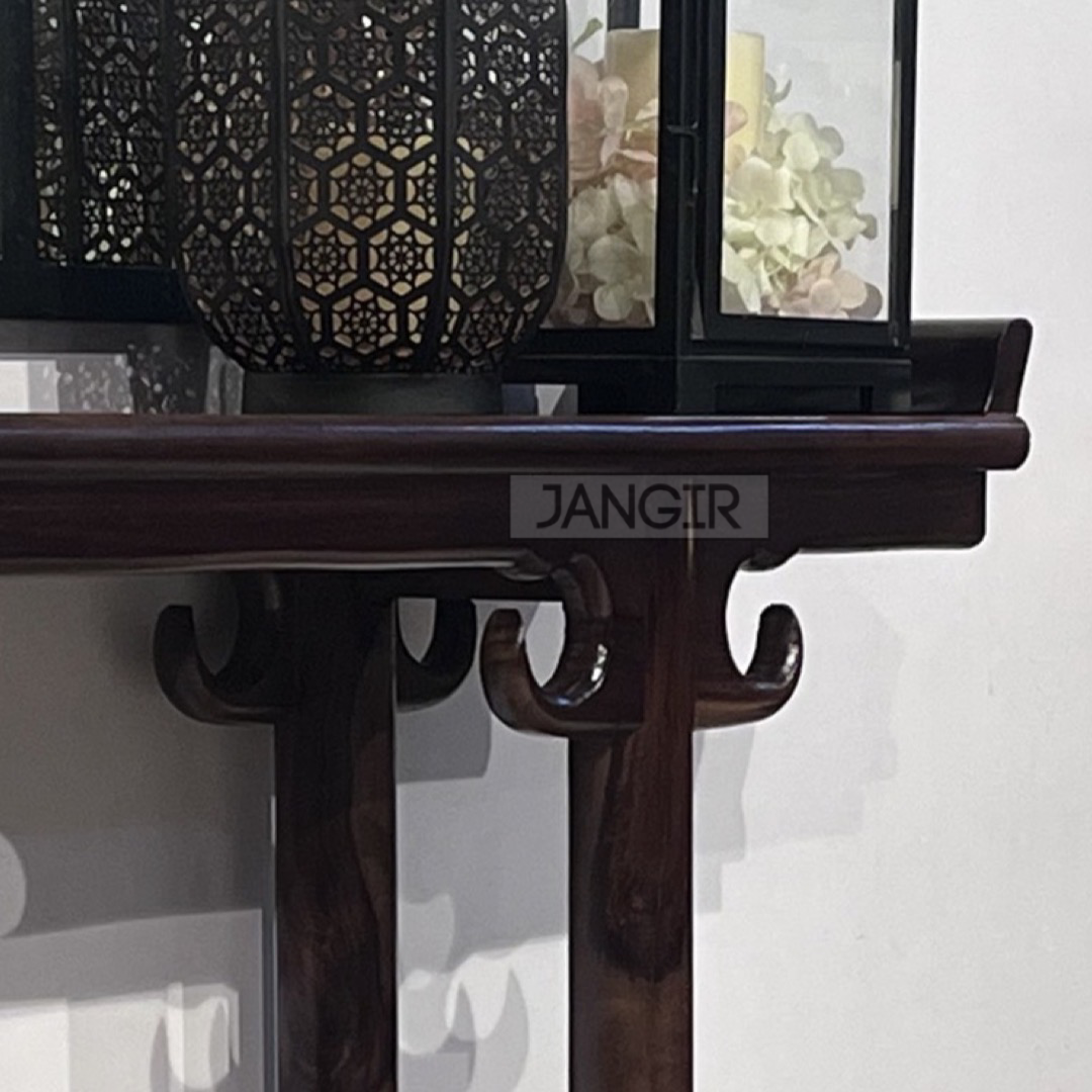 Complete your living room with our elegant Taj Solid Wood Console Table, crafted from sheesham wood, this Designer Console Table is ideal for any Living room or foyer. Shop now!