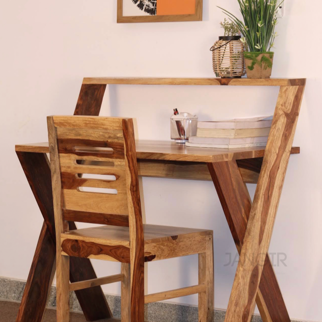 wooden study table, study table, computer table, study table with chair, designer computer table, decorating study table, study table for students, small study table, solid wood study table Bangalore
