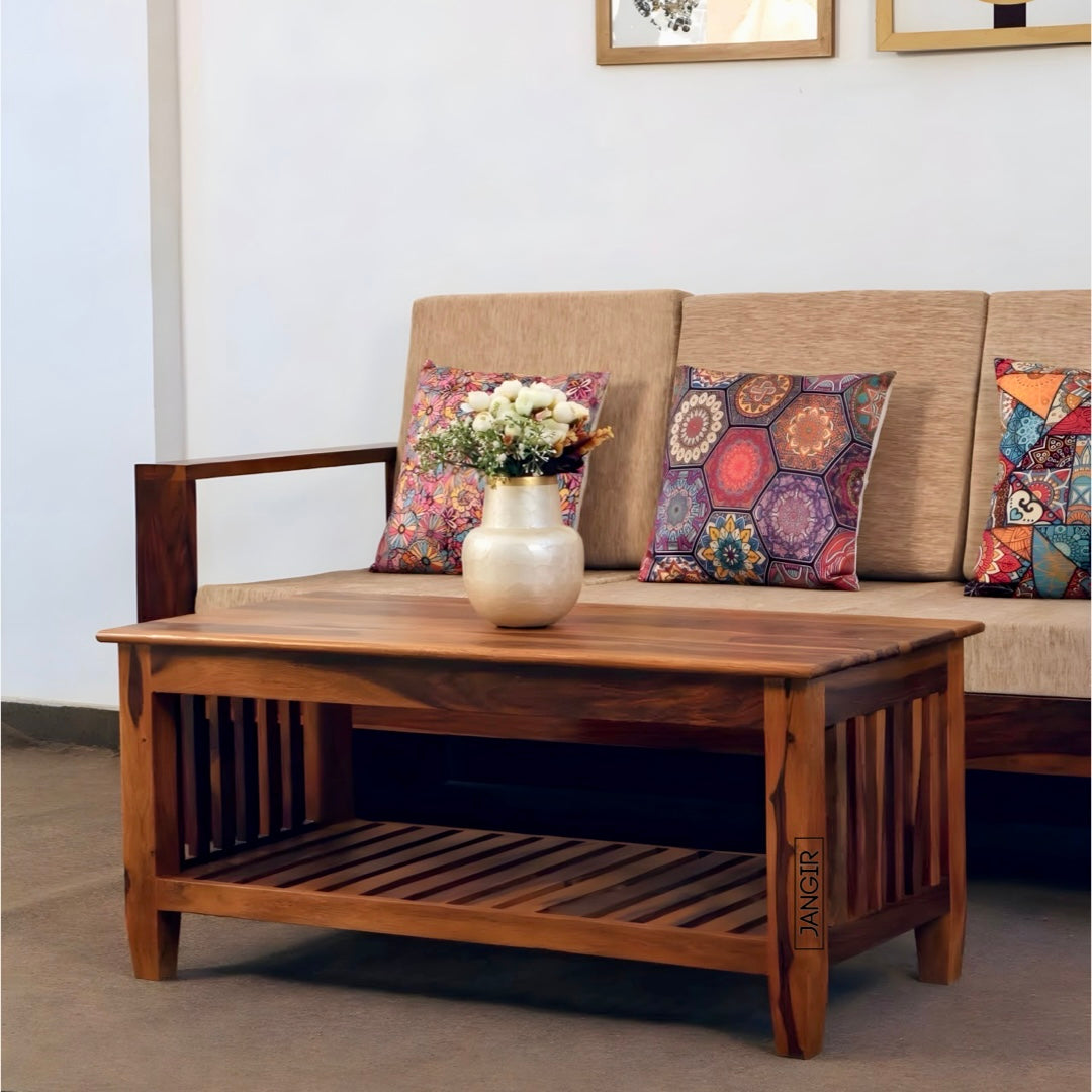 Upgrade your living room with our coffee table. Our durable, stylish & budget friendly center table & tea table adds elegance to living room decor. Shop online today !
