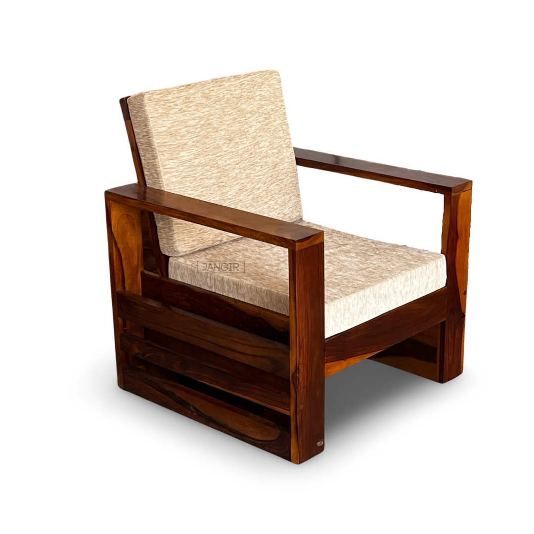 Elevate your living room with our Sleeker Solid wood sofa set, made with sheesham wood. Buy durable & budget-friendly sofa for modern home near you in Bangalore
