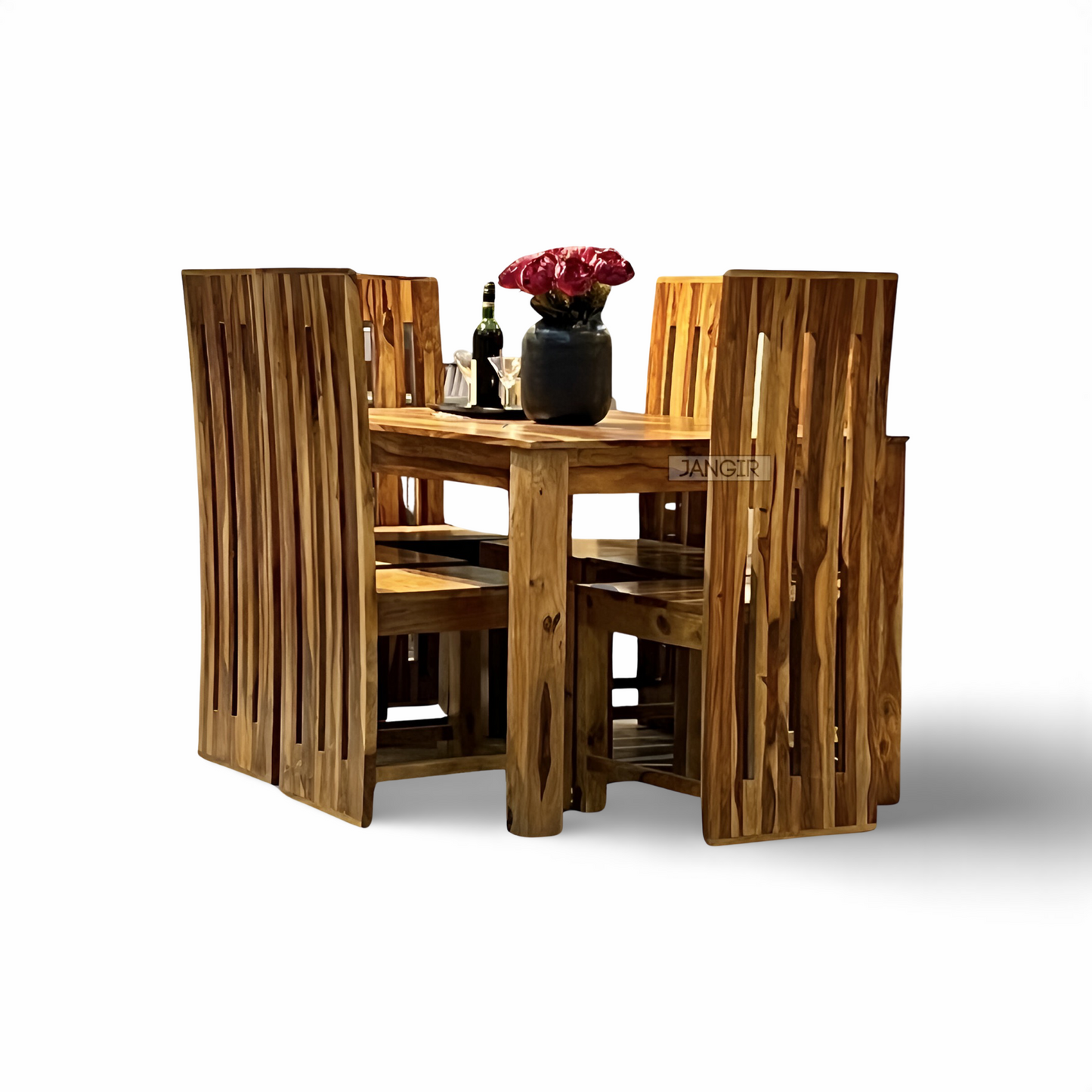 Transform your dining space with our Marine dining set, made with sheesham wood. Buy  modern six and four-seater dining table today for a stylish upgrade!