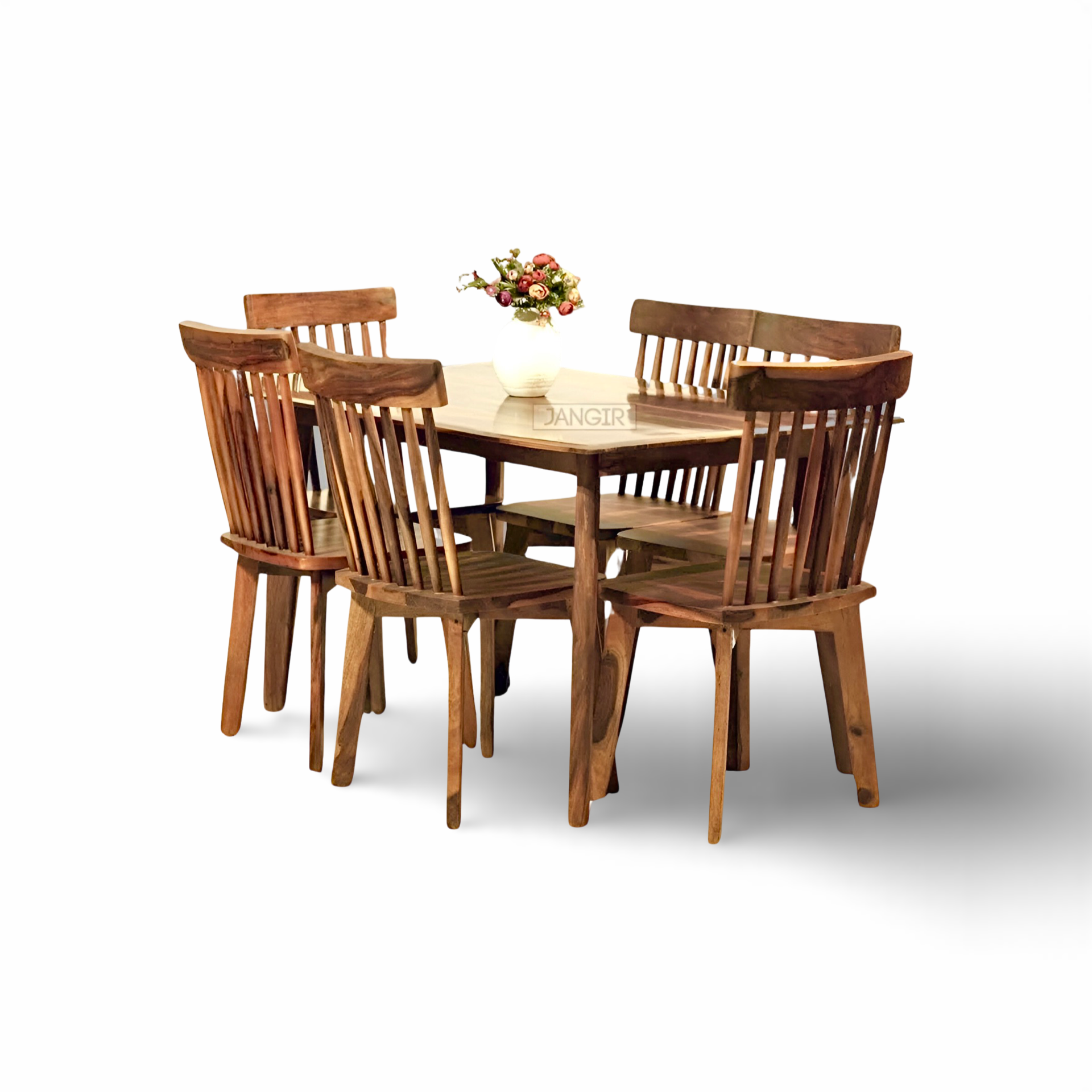 Upgrade  your dining space with our beautiful Alee Dining Set, crafted with Sheesham wood. Transform your space with modern dining table set near you in Bangalore