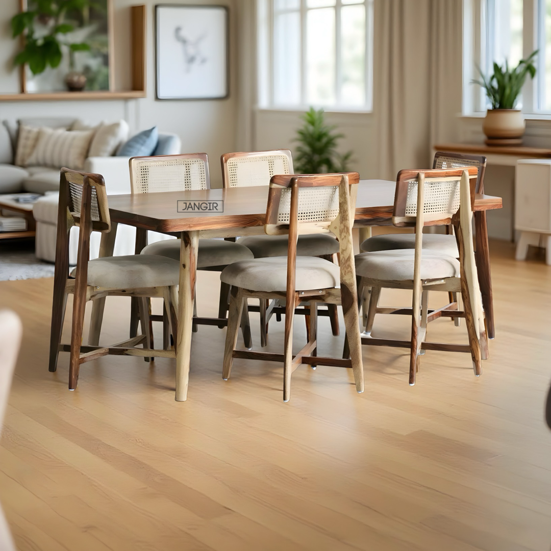 Discover the elegant Reaper Premium Dining Set crafted from A-grade Sheesham wood. Shop now for timeless style and durability near you