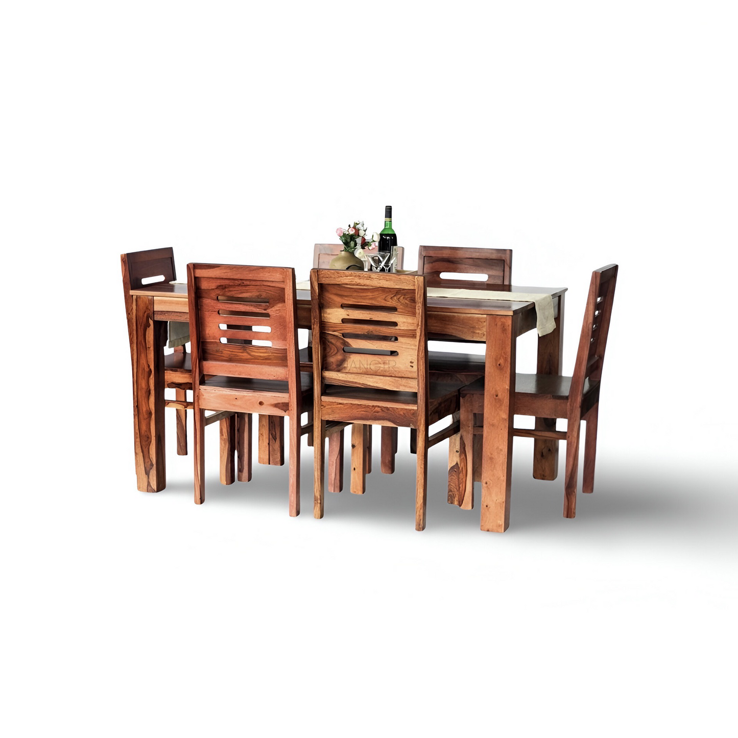 Apple Dining Table Set is perfect for any dining room, crafted with sheesham wood. Buy modern & budget friendly Dining table for your space in Bangalore !