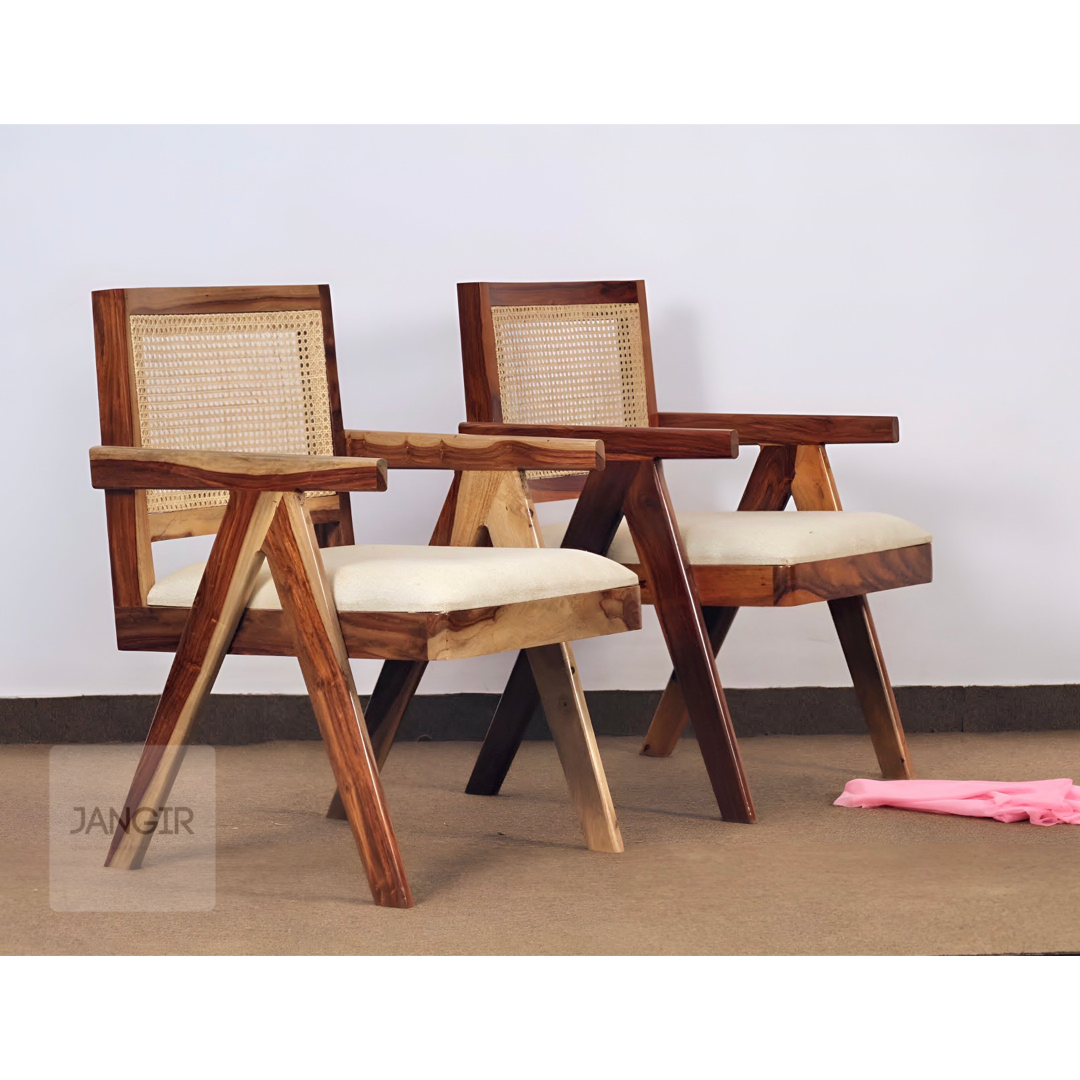 Enhance your living room with our exquisite Sara cane weaved living chair. Made from sheesham wood. Buy Wicker / Rattan Chair combine comfort and style today1