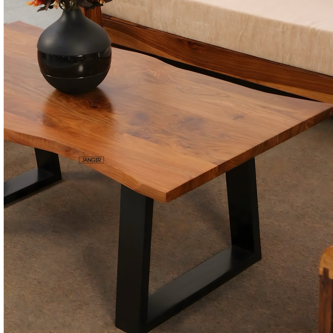 Discover elegant A grade sheesham wood live edge coffee tables for your living room. Shop modern center table near you in Bangalore and enhance your space!