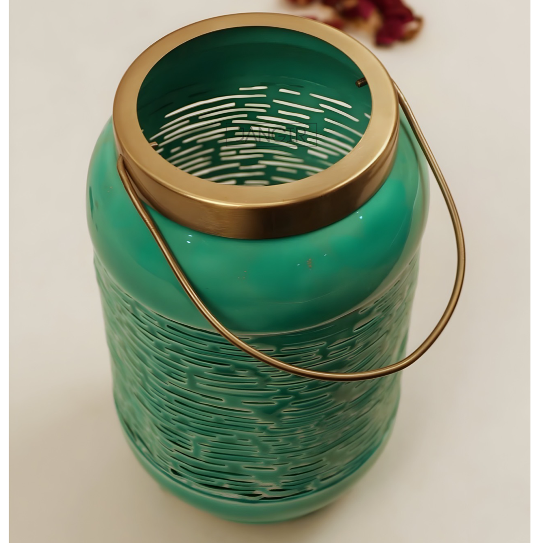 Sea Green Grill Candle Lantern