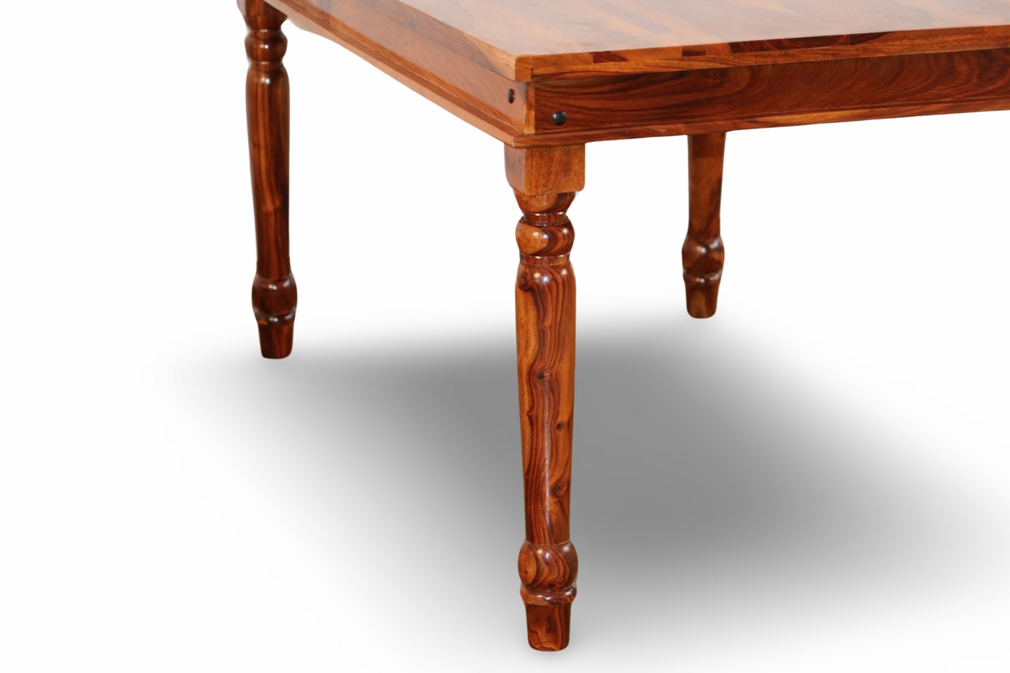 Elevate your dining room with the Tiles Dining Table, made from Sheesham wood. Shop stylish and durable four and six-seater Dining table near you in Bangalore