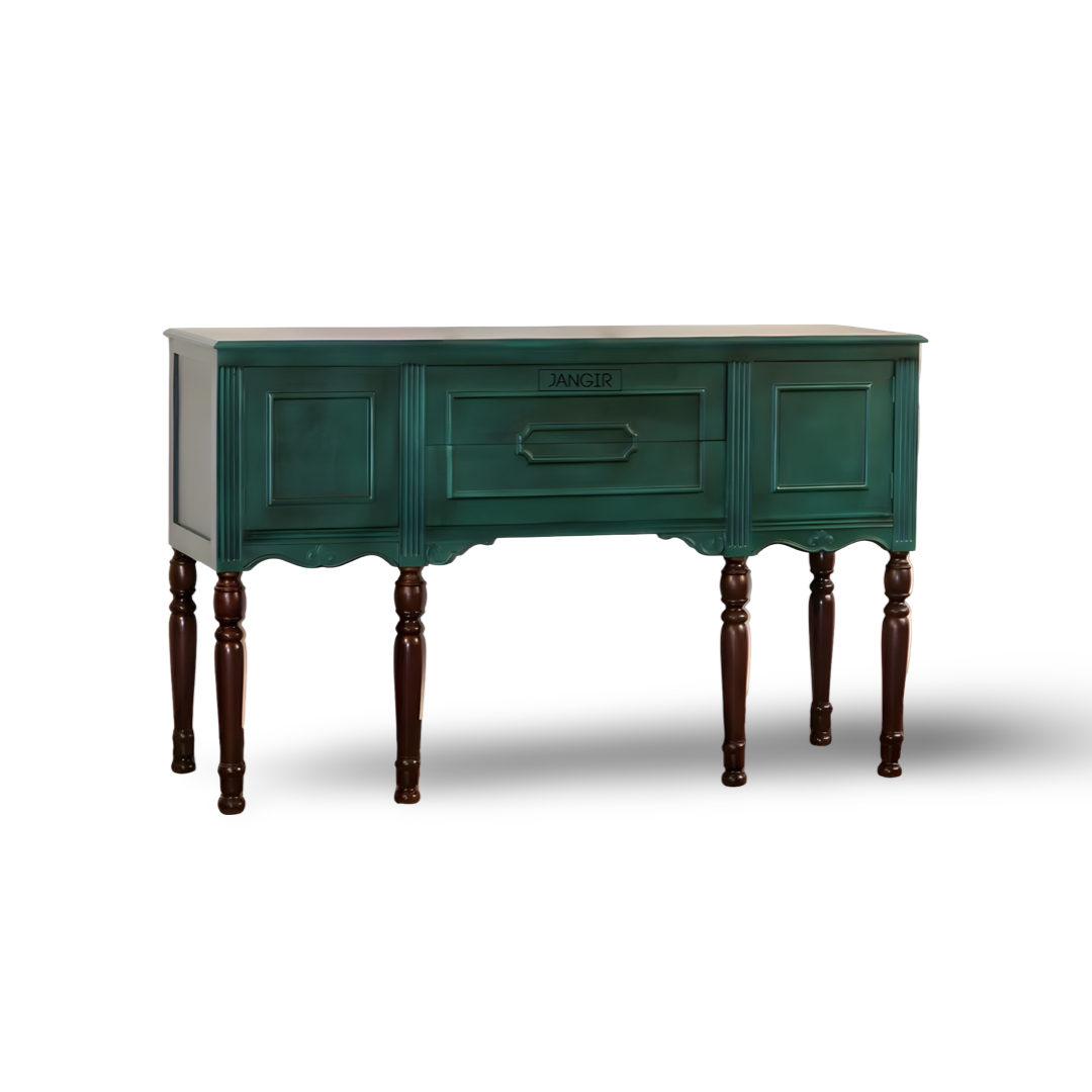 Create a statement in your living room with Sheesham wood Vintage Solid Wood Console Table. Buy console table with storage for foyer - living room in Bangalore