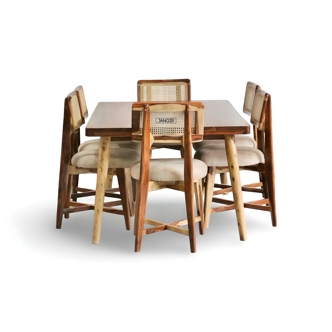 Discover the elegant Reaper Premium Dining Set crafted from A-grade Sheesham wood. Shop now for timeless style and durability near you