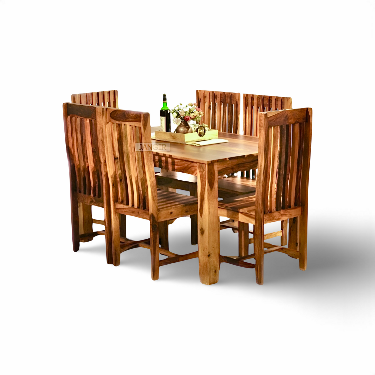 Bring home styles that last with this modern Red Dining Set. Crafted from Sheesham wood. Buy four and six seater dining table set near you in Bangalore today