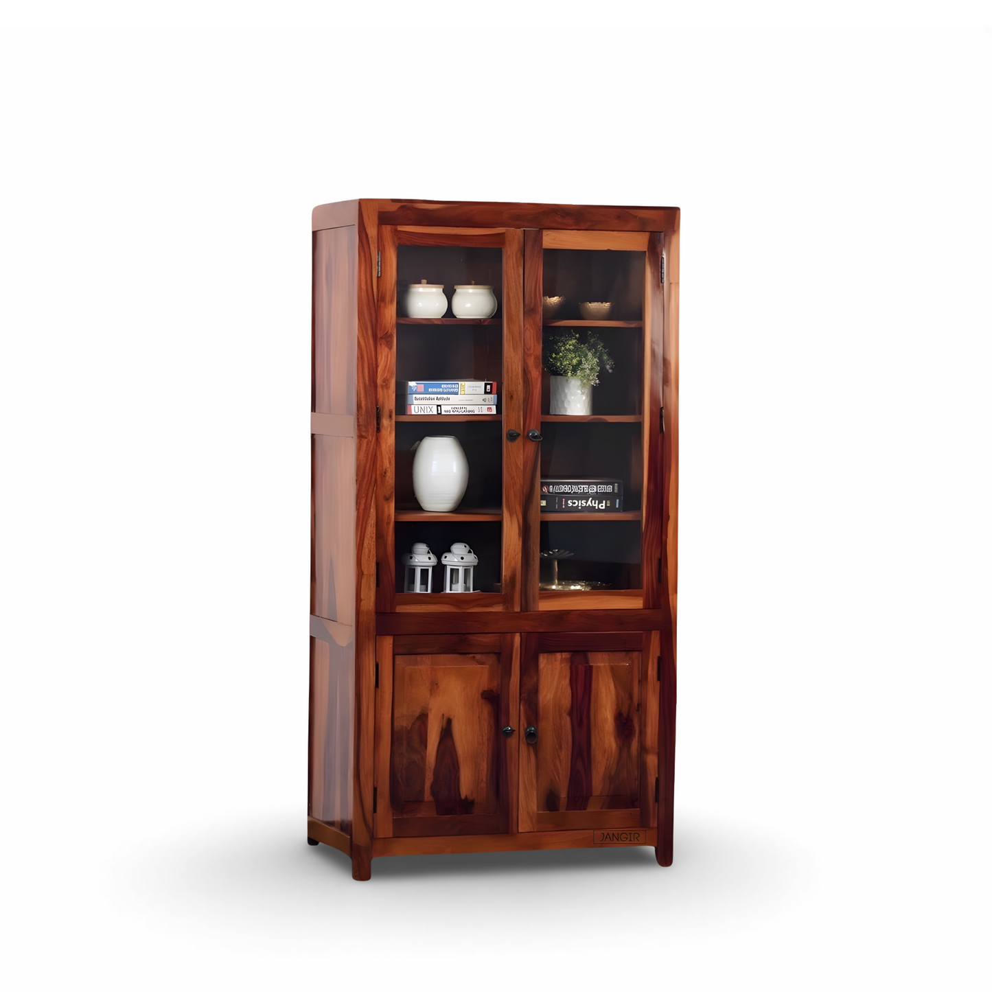 Elevate your dining room with our exquisitely Crockery Unit, crafted with sheesham Wood. Display fine china & glassware in style with our wooden crockery cabinet, buy today !