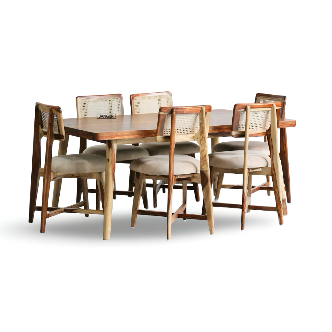 Discover the elegant Reaper Premium Dining Set crafted from A-grade Sheesham wood. Shop now for timeless style and durability near you