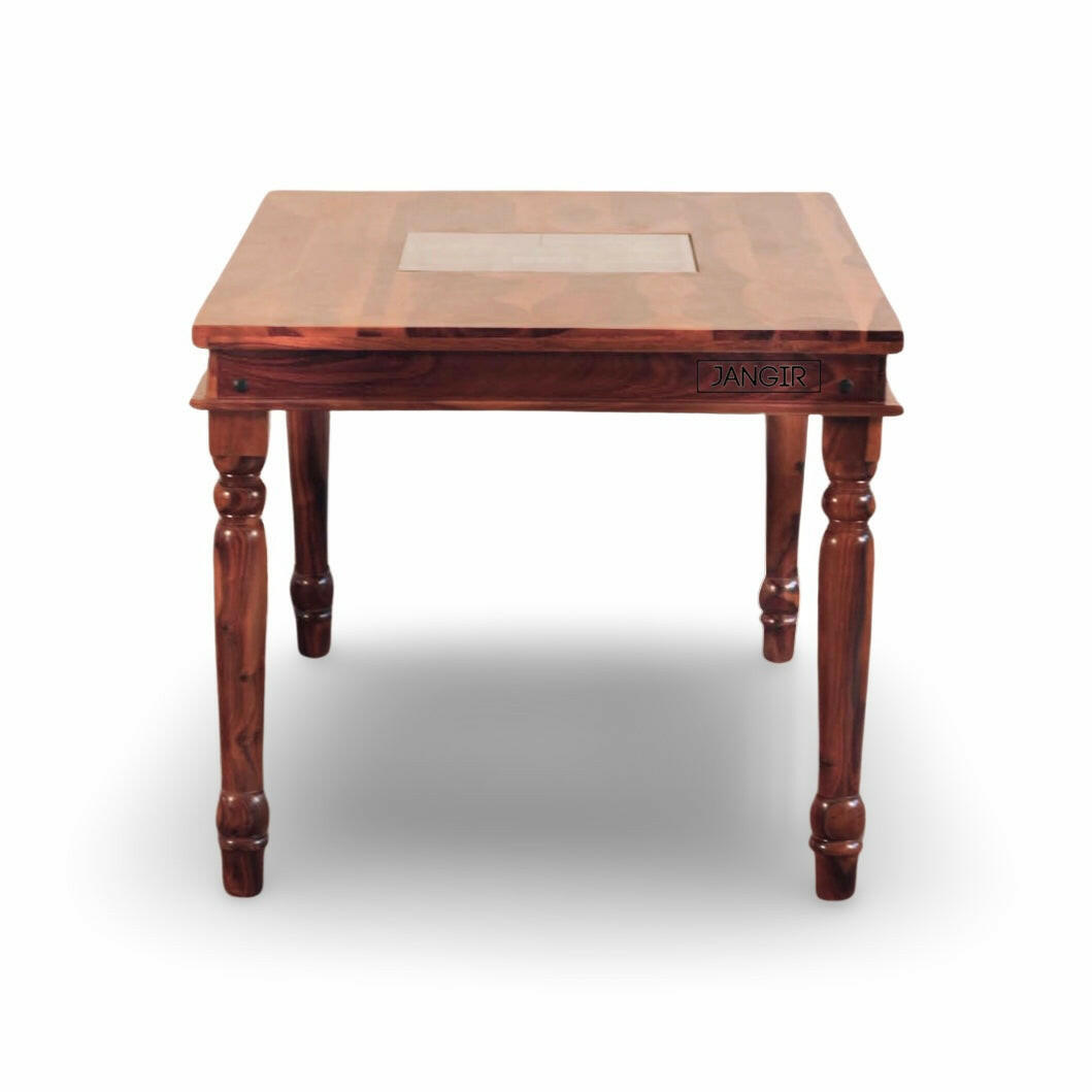 Elevate your dining room with the Tiles Dining Table, made from Sheesham wood. Shop stylish and durable four and six-seater Dining table near you in Bangalore