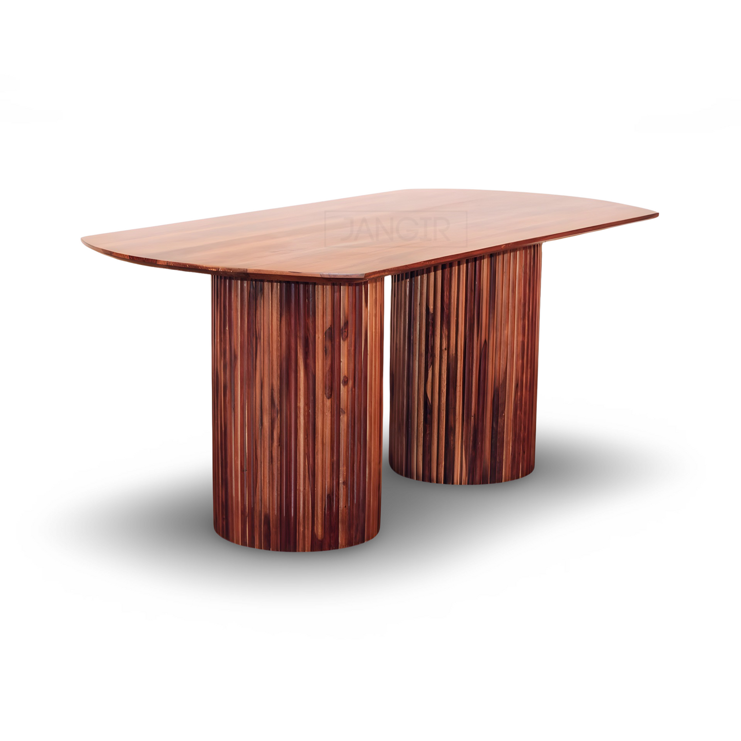 Upgrade your dining room with sheesham wood made Stripper Solid Wood Dining Table Set. Buy modern & Luxury six-seater dining tables today near you in Bangalore