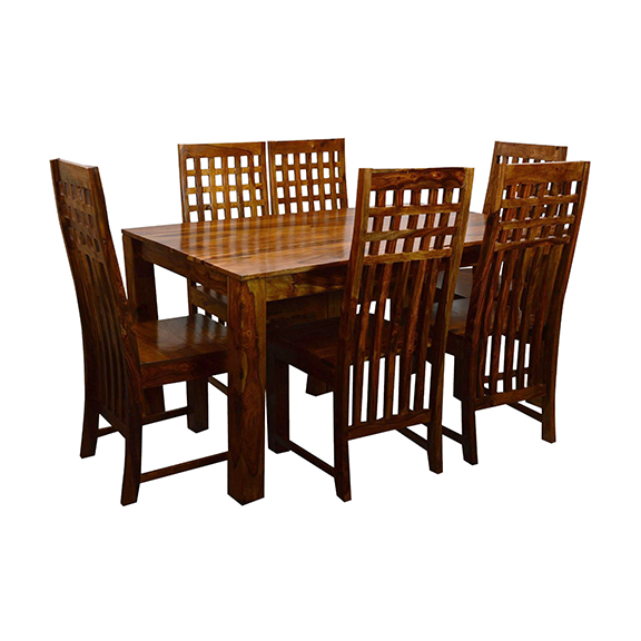 Browse our exquisite collection of sheesham wood dining sets, featuring stylish four and six-seater options. Elevate your dining experience with our durable, high-quality dining tables. Shop now!