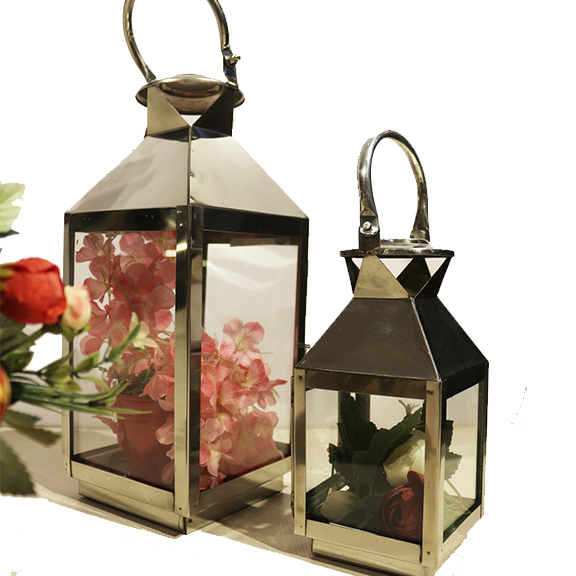 Farmhouse Steel lantern set.