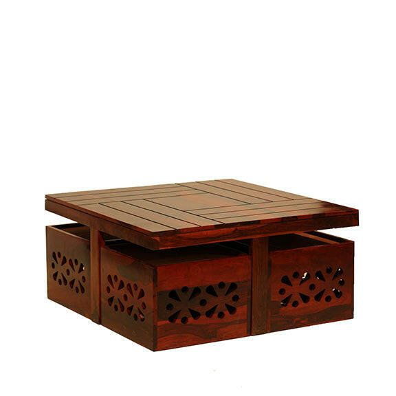 coffee table with stools, center table, designer Coffee table, center table for living room, wooden center table, center table for sofa, coffee tables for living room, modern coffee table Bangalore