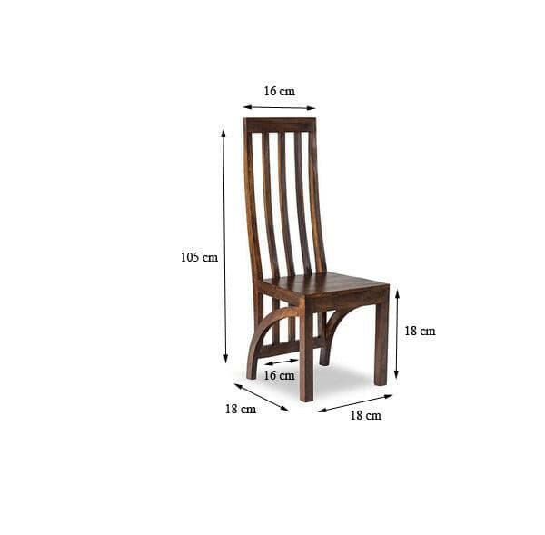 SINGLE STRIP DINING CHAIR- SET OF 2.