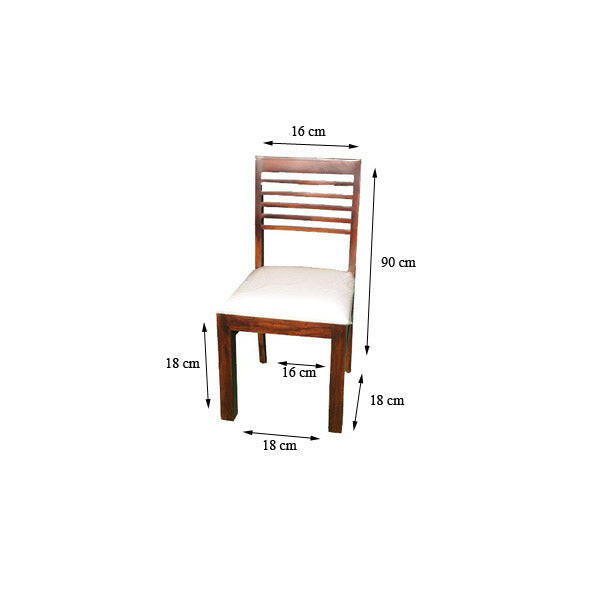 CROSS STRIP DINING CHAIR- SET OF 2.