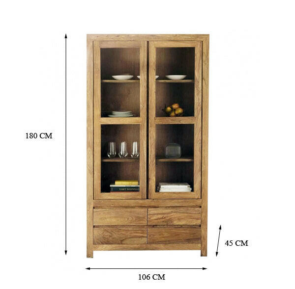 Legacy Two Door Crockery Cabinet.