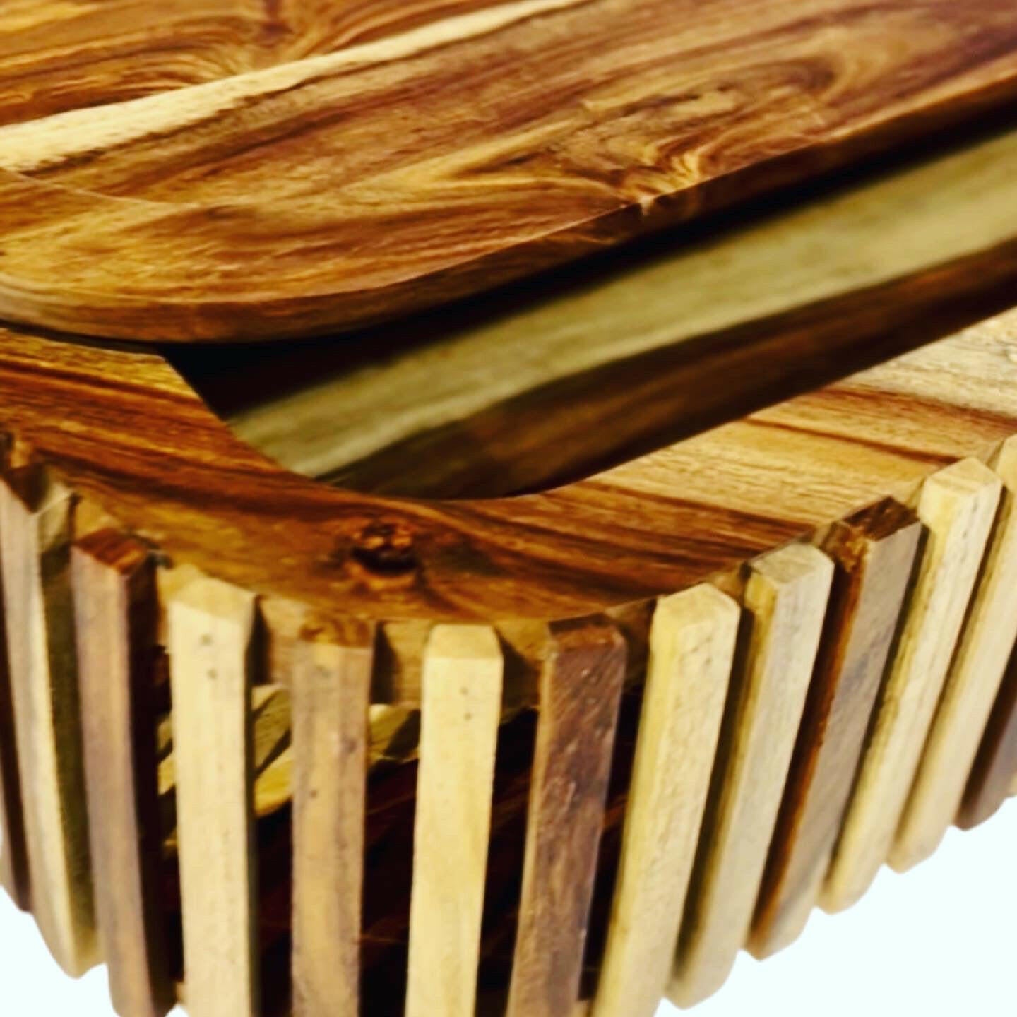 Elevate your space with our sheesham wood Silver grills coffee table with storage. Shop our designer center tables near you in Bangalore
