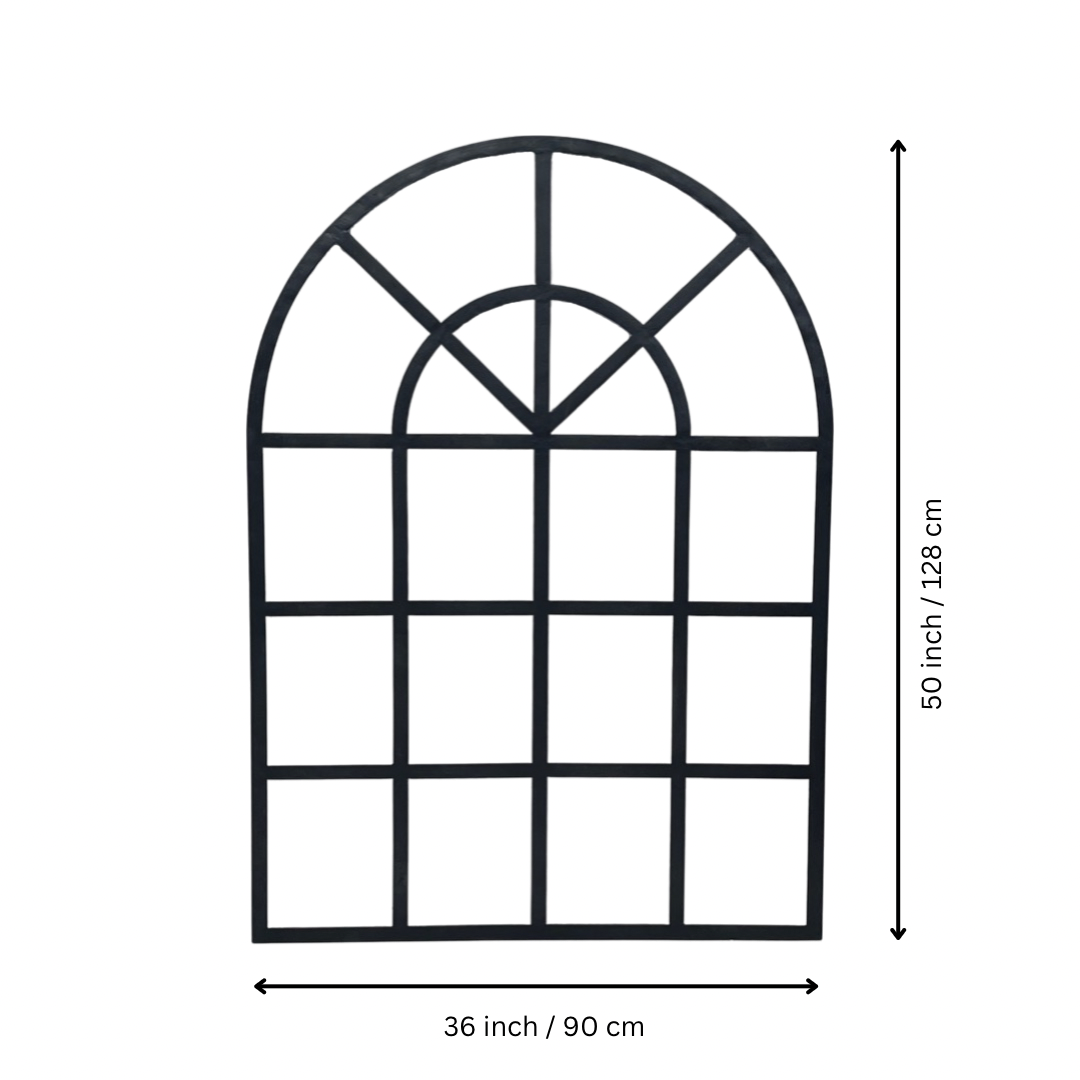 Elevate your home with our exquisite Arched French Window Wall Mirror. Add a touch of glamour with our arched wall mirror for foyer or hallway. Shop now