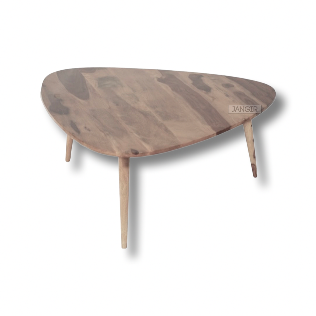 Elevate your living room with our unique triangle-shaped coffee table made from premium sheesham wood is designed to enhance any living area ! Don't miss out on the lowest prices – shop now!