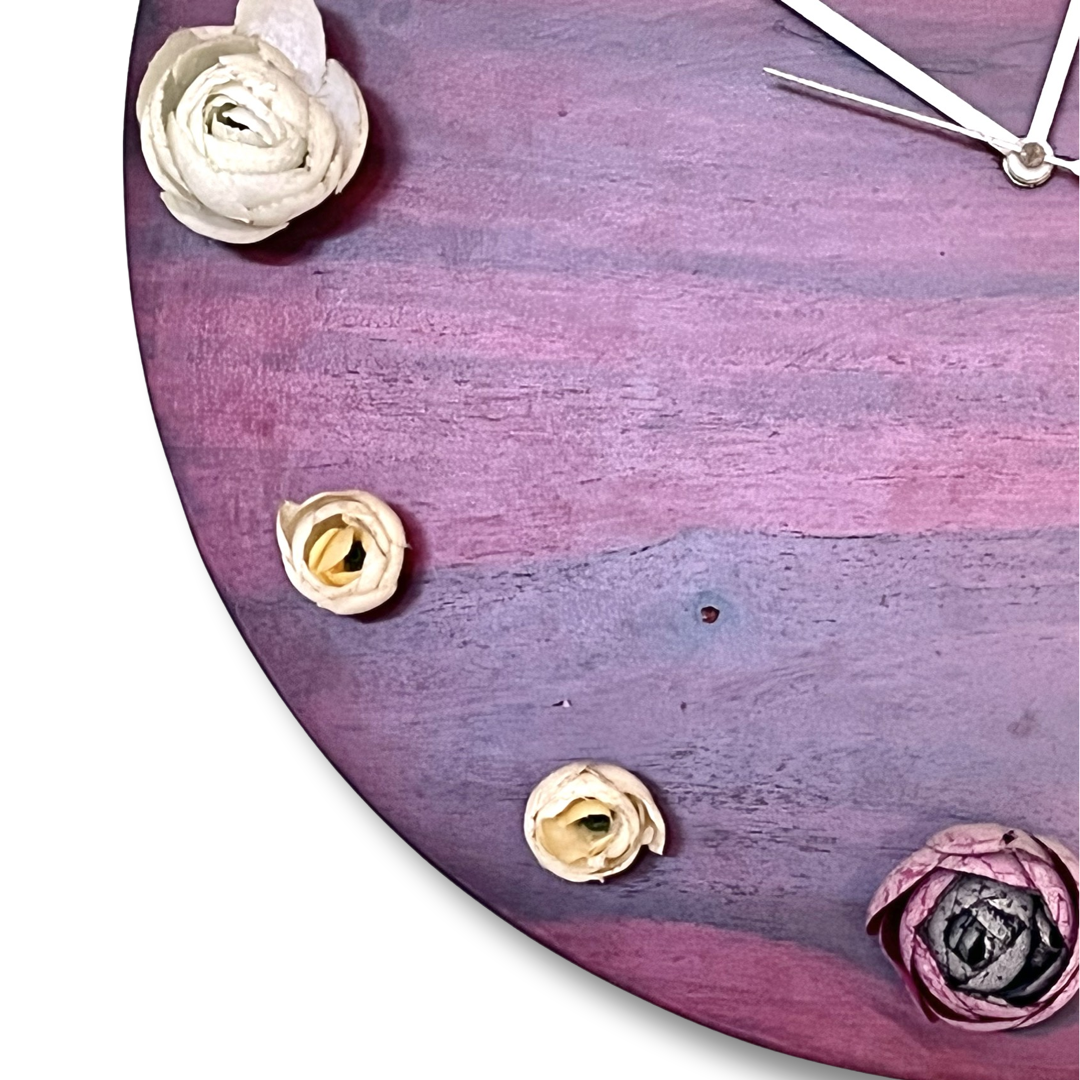 Flower Wall Clock.