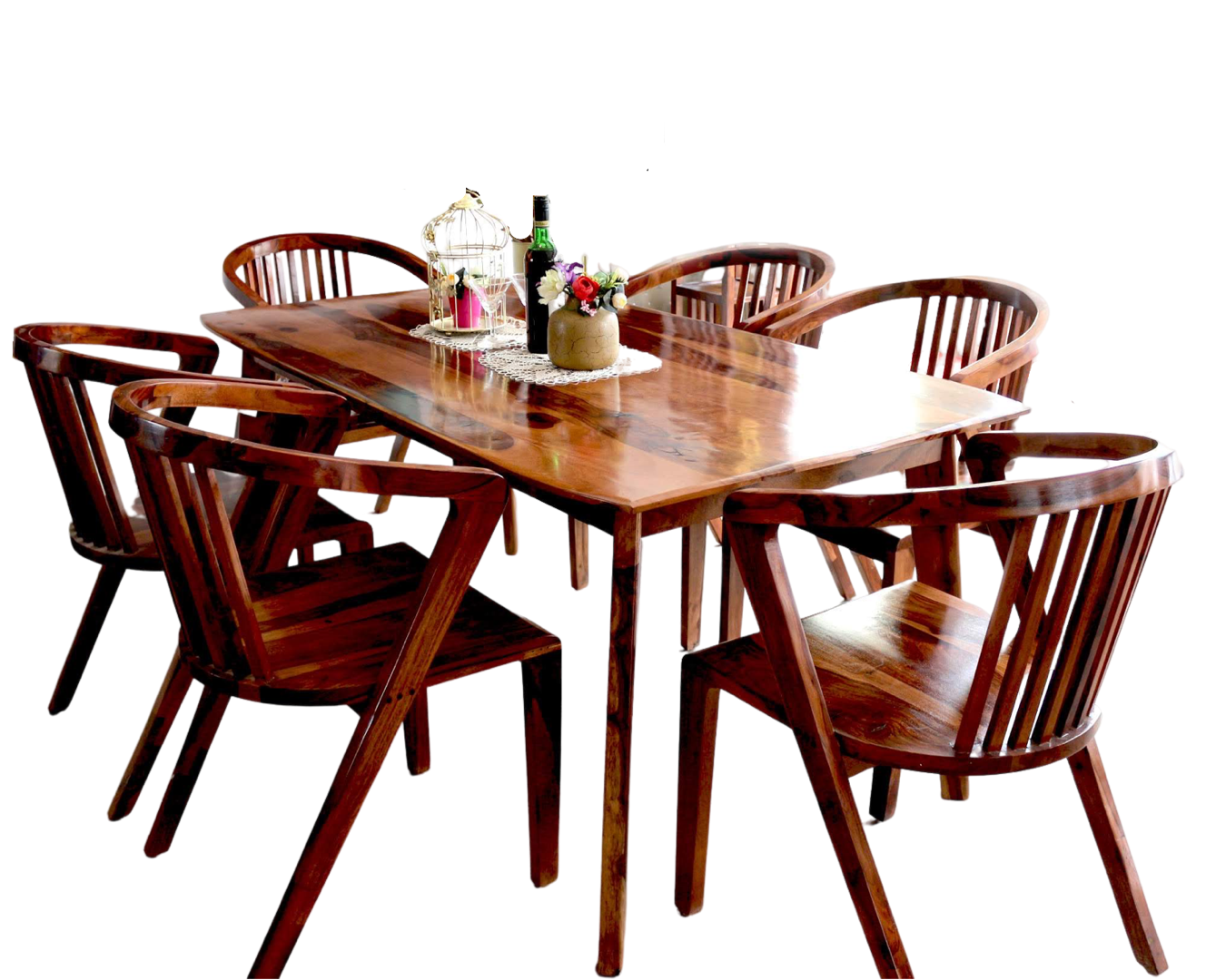 Discover our exquisite collection of modern and designer Europa dining set crafted from Sheesham wood. Elevate your dining space with six-seater or four-seater options today !