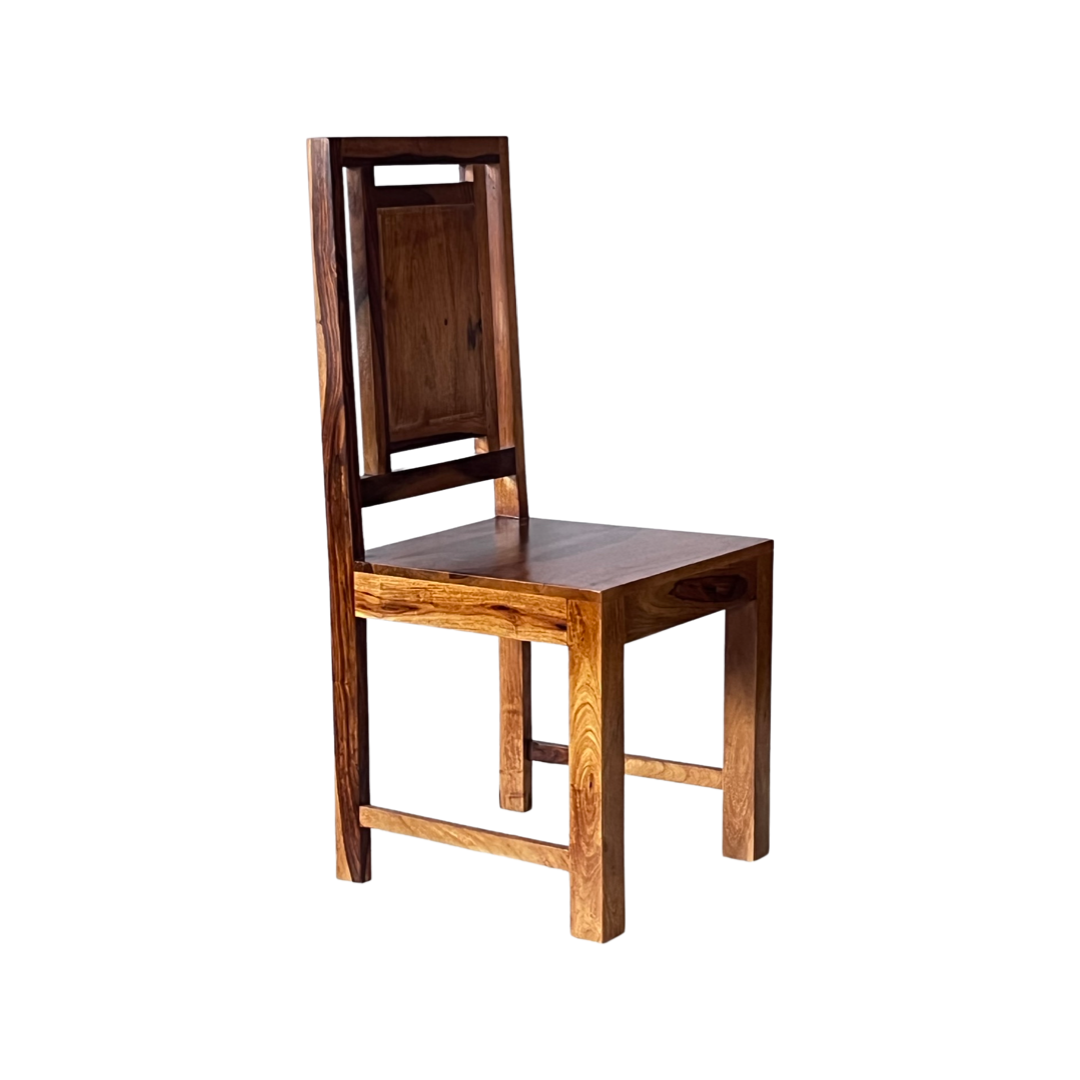 Enhance the elegance of your dining space with sheesham wood made Diamond Solid Wood Dining Set Six Seater, Shop now