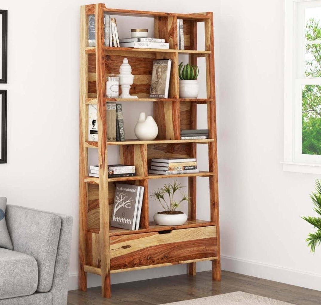 Buy Book Rack in Bangalore | Designer Bookcases and Standing Shelves