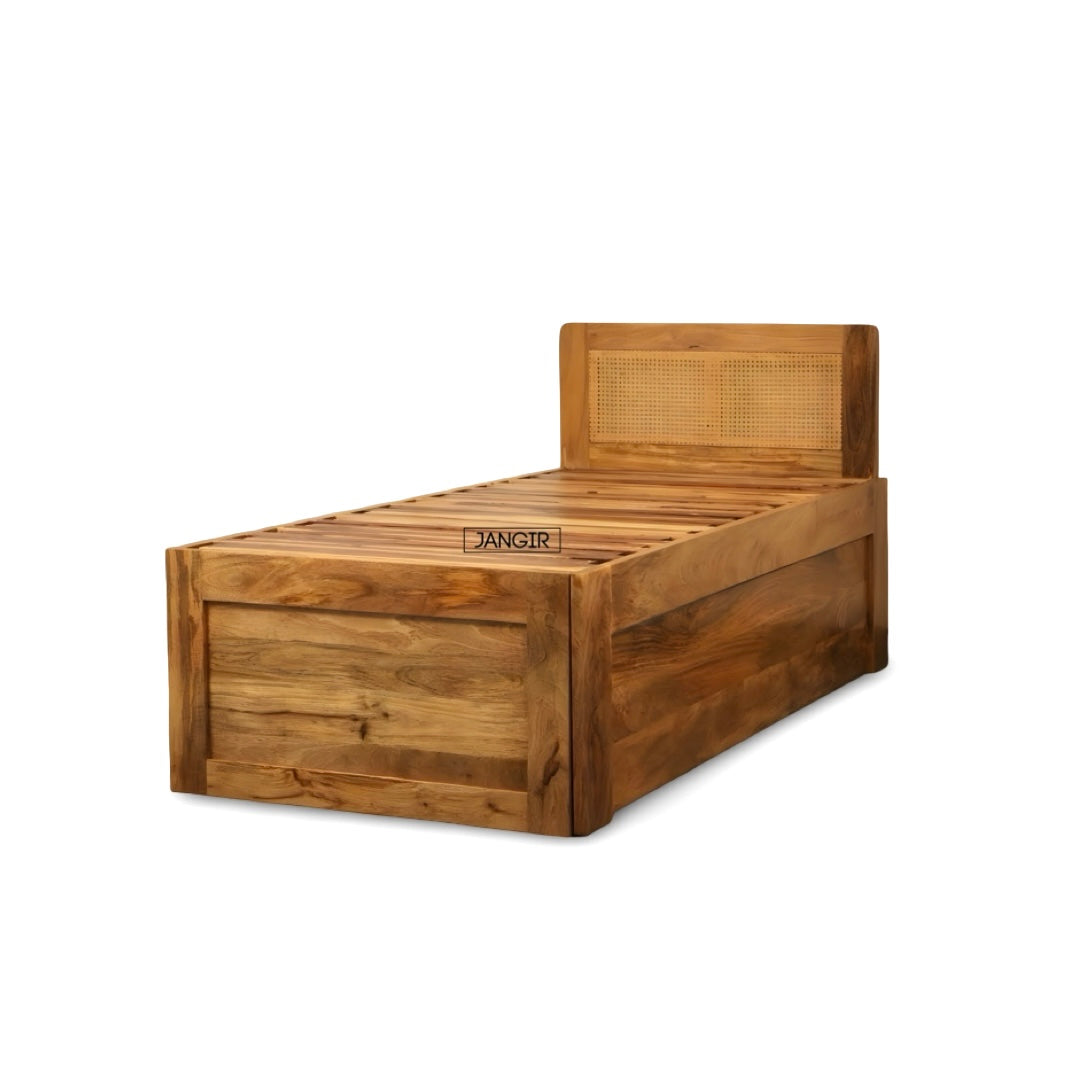 Discover our Space Saving Expandable Bed, Sheesham or mango wood made, smart storage & seamless style. Buy folding bed for small rooms near you.