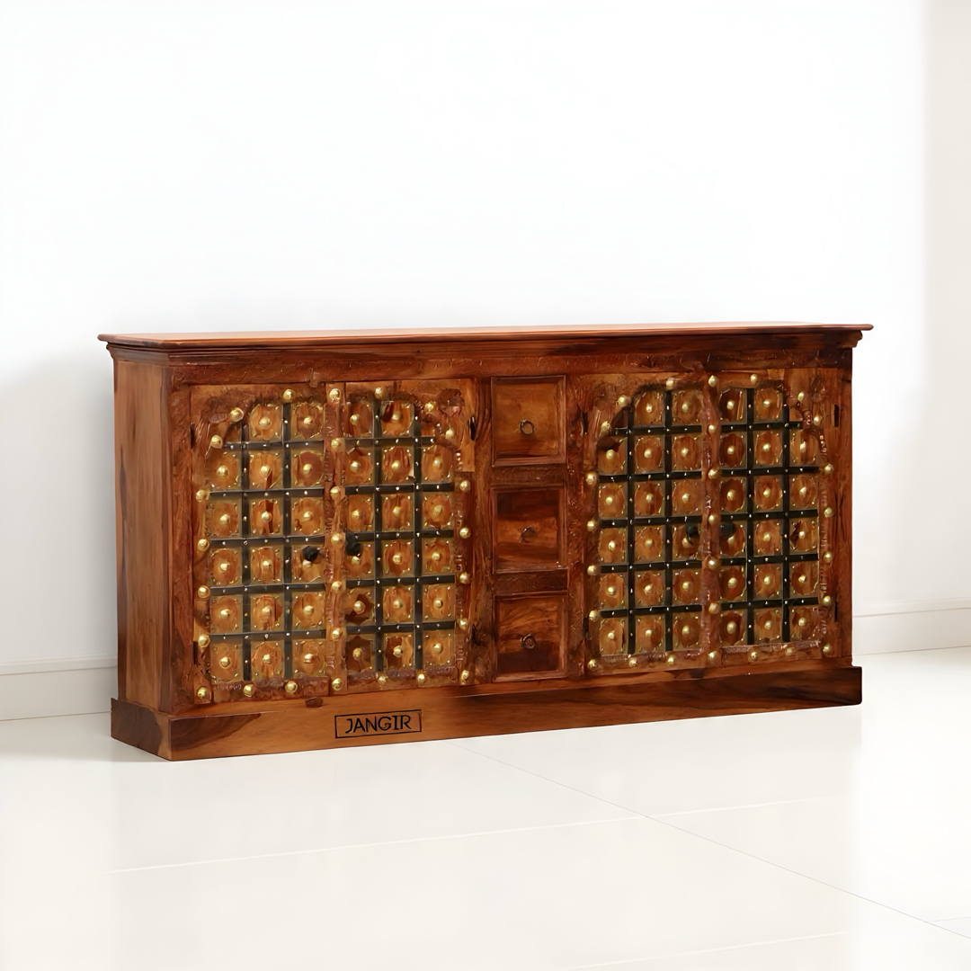 Antique Rajasthani Heritage Cabinet