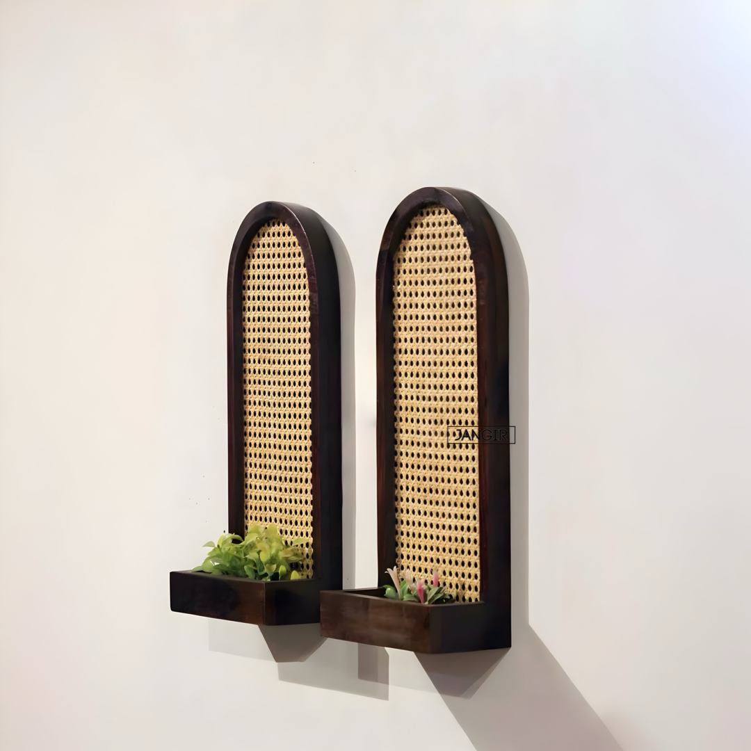 Elevate your home with the Arch Cane Wall Decor self—crafted from natural cane and sheesham wood. Shop now to enhance any room elegantly near you in Bangalore