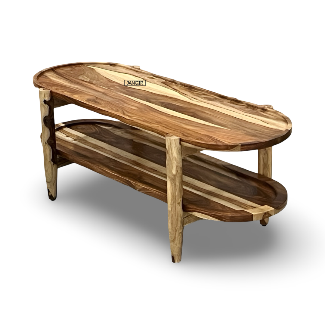 Shop the elegant Oval Sheesham Wood Coffee Table—stylish, sturdy, and perfect for your living room. Upgrade your living room today!