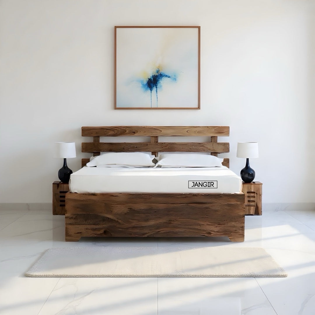 Sleeper Solid Wood Storage Bed
